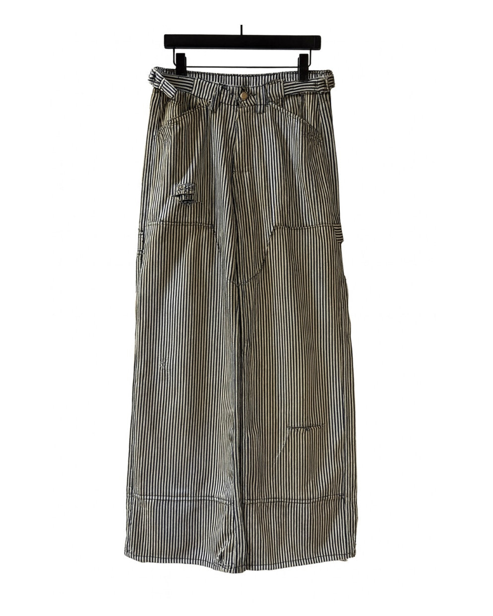 Coffee Pinstripe pants